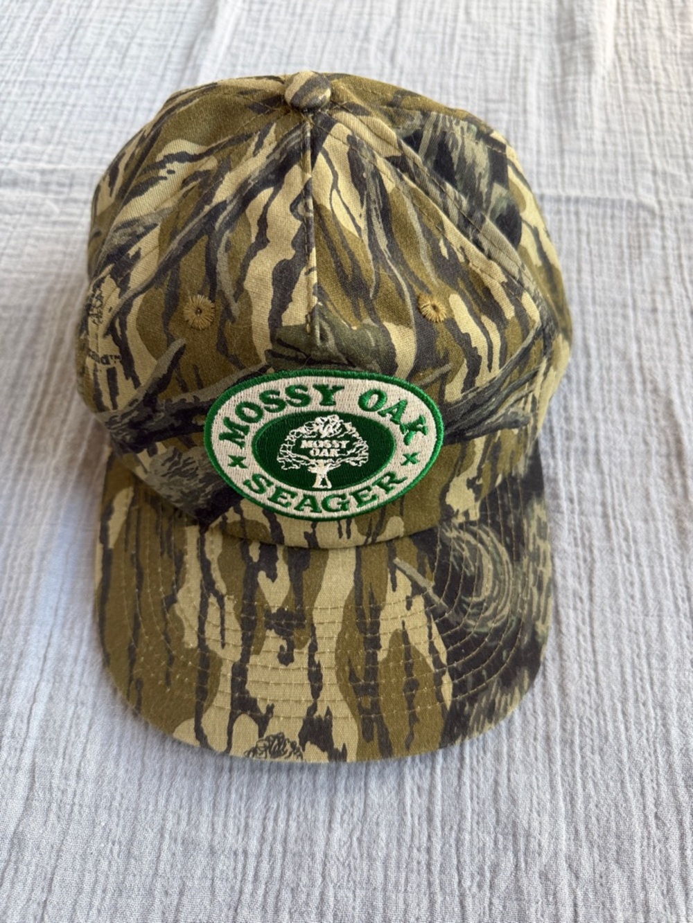 Mossy Oak x Seager Camo Baseball Cap - Green